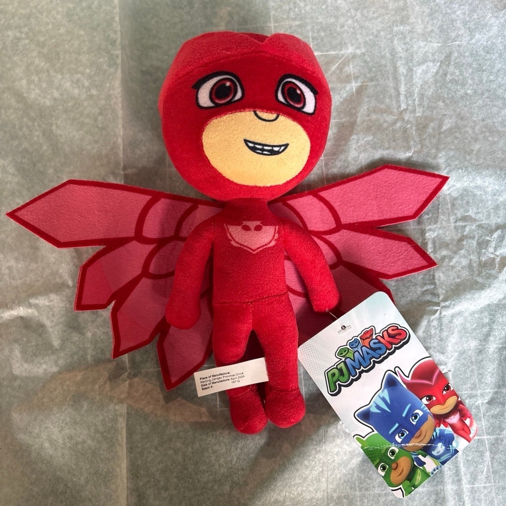 PJ Masks Owlette Red Plush 9 Inch Stuffed Toy Factory Hasbro eOne